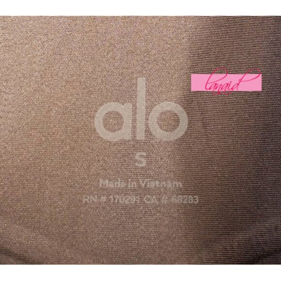 Alo Airlift High-Waist Sleek Leggings Mushroom Tan Hi-Rise Waisted Tights Skinny - Picture 9 of 12